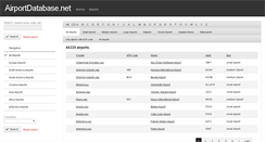Desktop Screenshot of airportdatabase.net